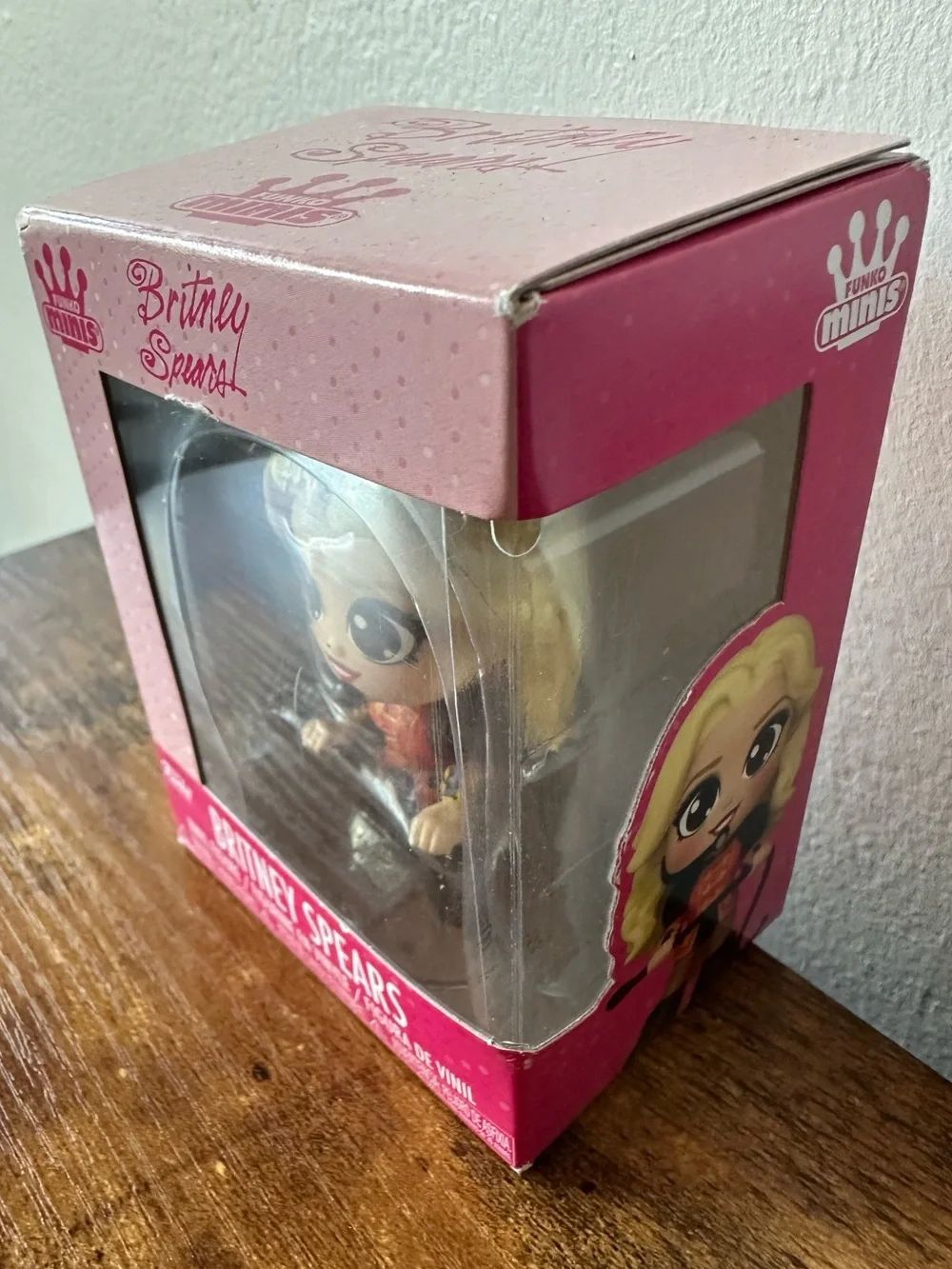 Funko Minis Britney Spears Mini Figure - Holding Whip with Blonde Hair NWT